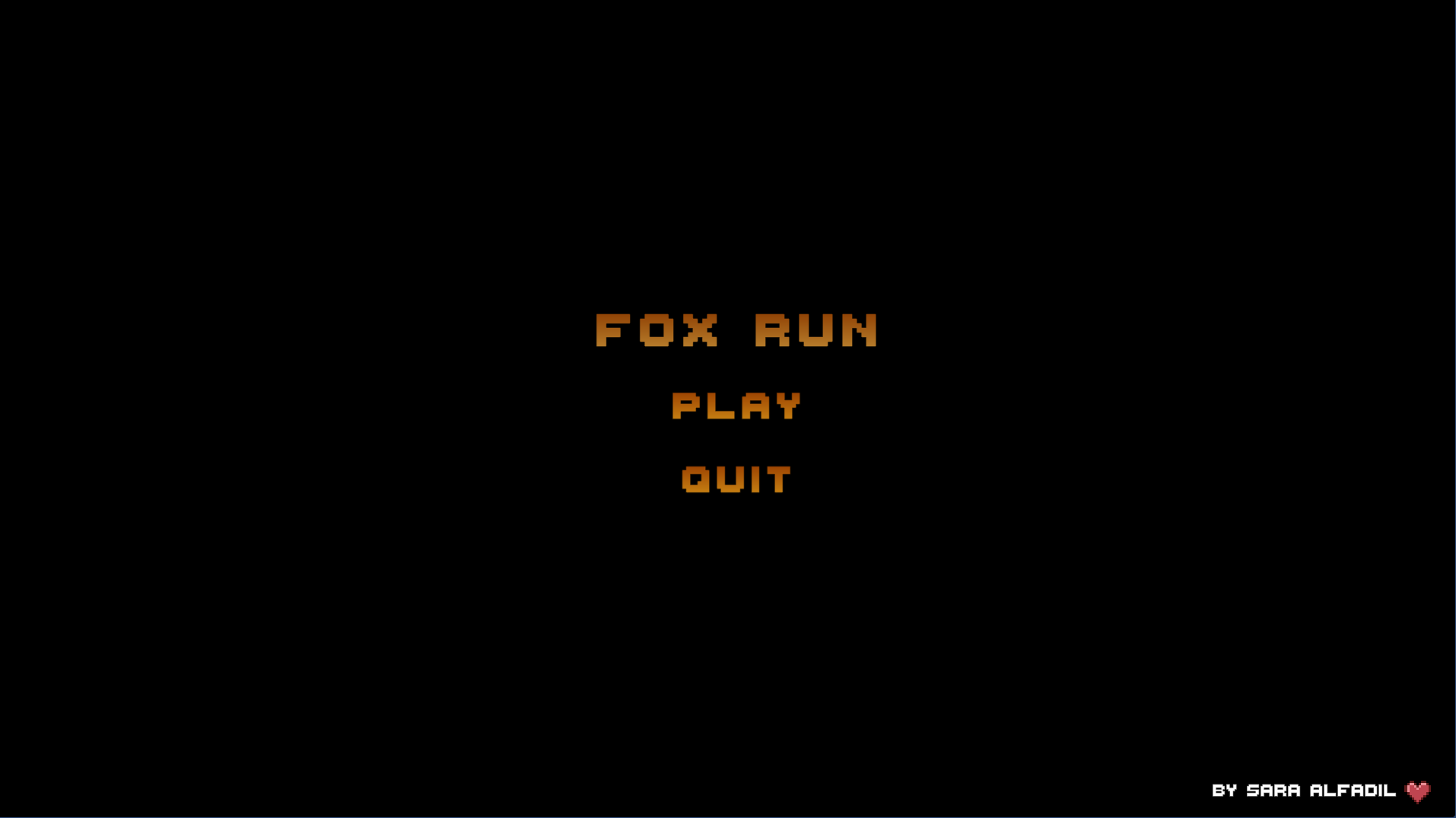 fox run start menu